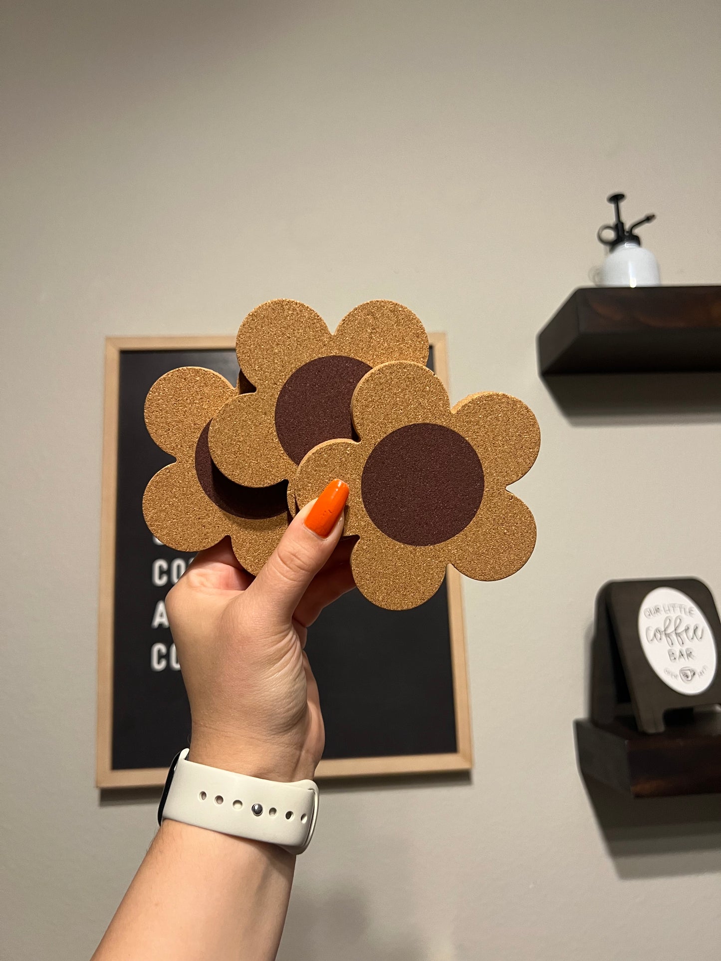 Flower Coasters