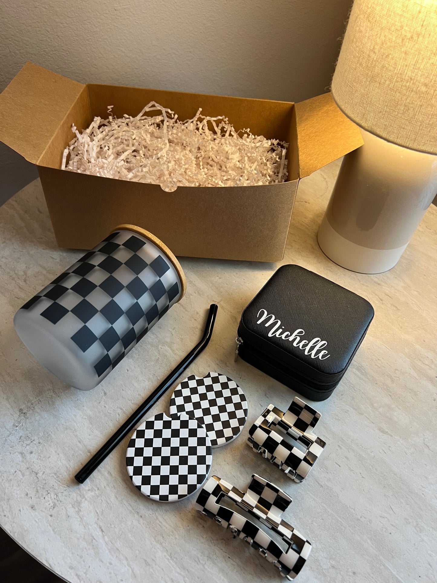 Checkered Gift box