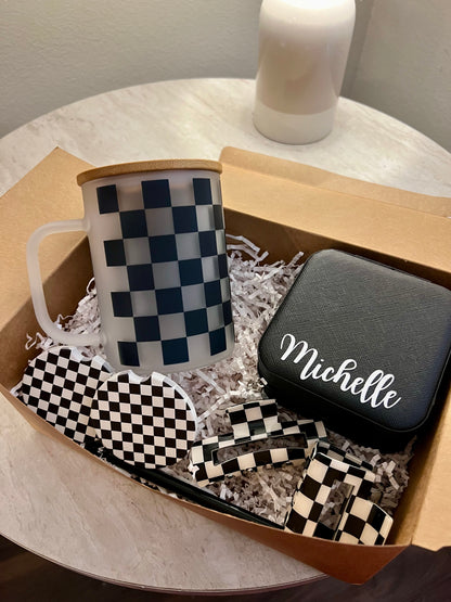 Checkered Gift box