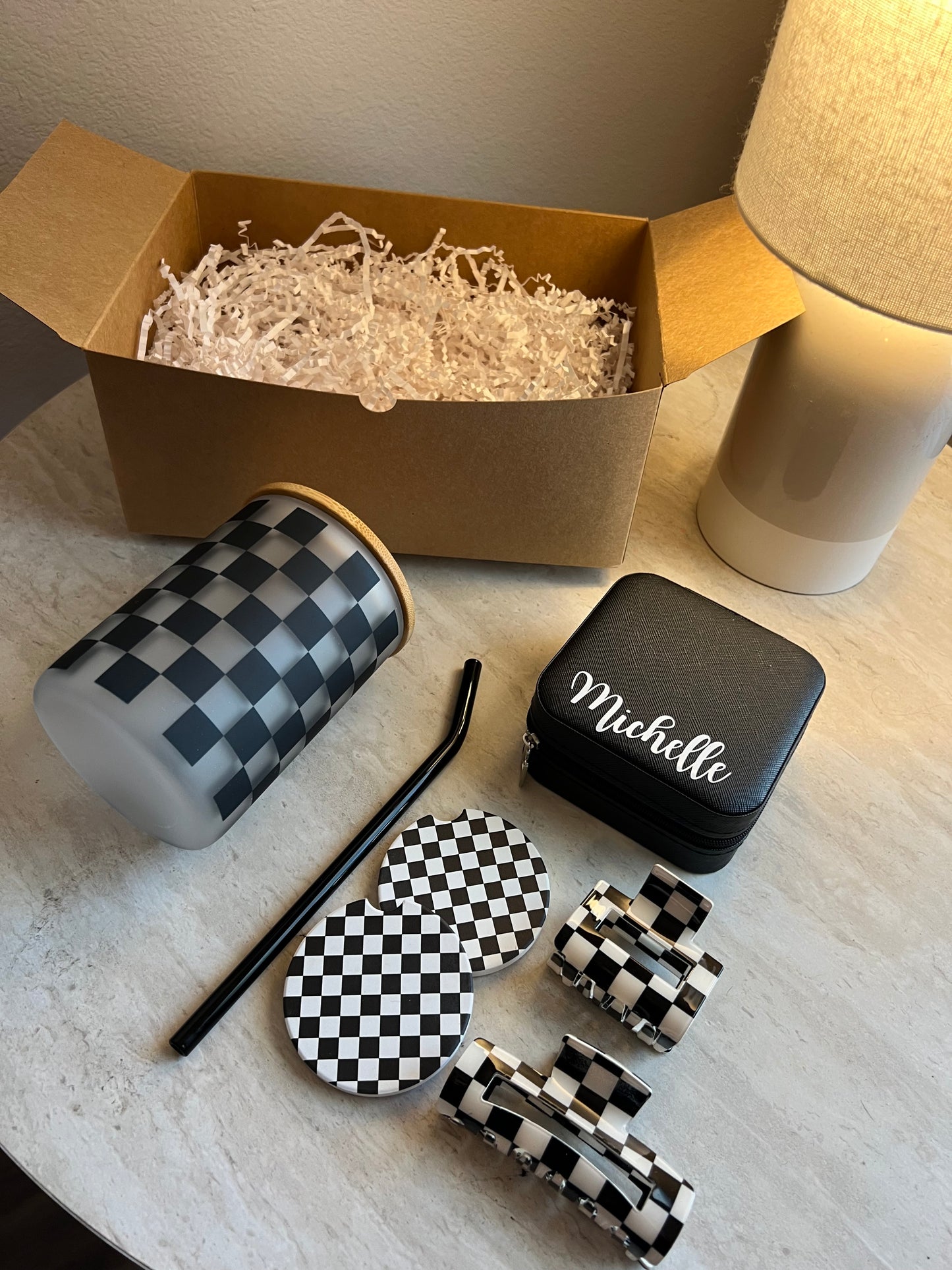 Checkered Gift box